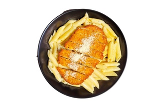 Schnitzel Penne görseli
