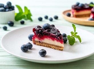 Yaban Mersinli Cheesecake görseli