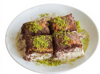 Soğuk Baklava (Fıstıklı Çikolatalı ) görseli