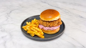 Lilac Chicken Burger Menü görseli