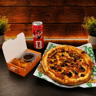 Küçük Boy Pizza+çıtır Tavuk Finger+kutu İçecek görseli