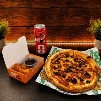 Orta Boy Pizza+çıtır Tavuk Finger+kutu İçecek görseli