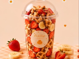 Klasik Bardak Waffle görseli