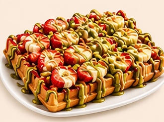 Fıstıklı Waffle görseli
