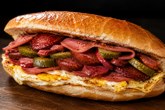 Yumurtalı Double Kumru Sandviç görseli