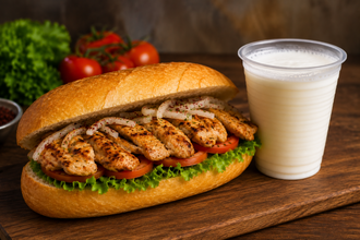 Yarım Ekmek Tavuk Izgara görseli