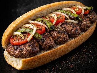 3 Çeyrek Ekmek Köfte (7 Adet) (Esnaf Usulü Izgara) görseli