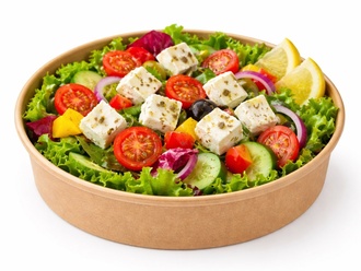 Beyaz Peynirli Akdeniz Salatası görseli