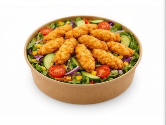 Çıtır Tavuk Salatası görseli