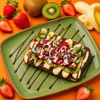 5 Malzemeli Belçika Waffle görseli