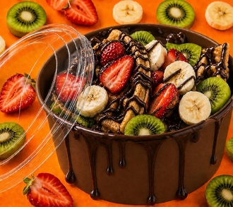 5 Malzemeli Waffle Bowl görseli