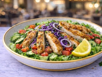 Çıtır Tavuk Salata görseli