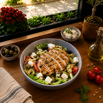 Tavuklu Akdeniz Salata görseli