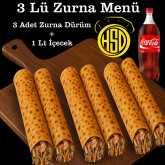 3 Lü Zurna Menü görseli
