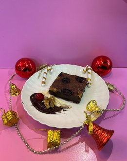 Vişneli & Cevizli Brownie görseli