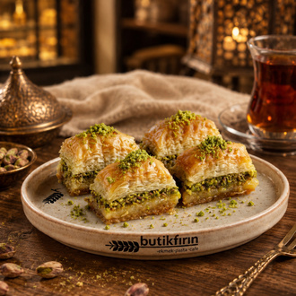 Antep Fıstıklı Ev Baklavası (1 Kg) görseli