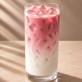 Iced Pink Berry Matcha görseli
