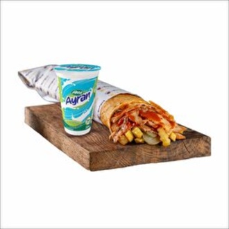 Maxi Tavuk Dürüm (100 Gr) + Kutu İçecek görseli