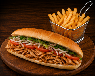 Tavuk Döner + Çıtır Patates görseli