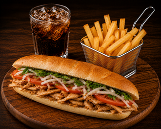 Tavuk Döner Menü görseli
