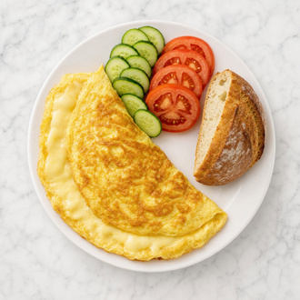 Kaşarlı Omlet görseli