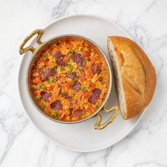 Pastırmalı Menemen görseli