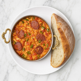 Sucuklu Menemen görseli