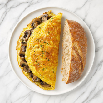 Mantarlı Omlet görseli
