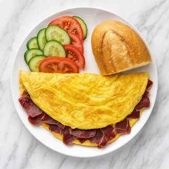 Pastırmalı Omlet görseli