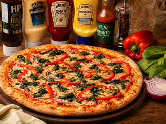 Ispanaklı Pizza görseli