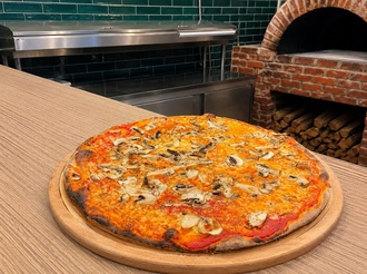 Mantarlı Pizza (Büyük Boy) görseli