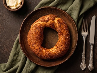Sütlü Tereyağlı Simit görseli