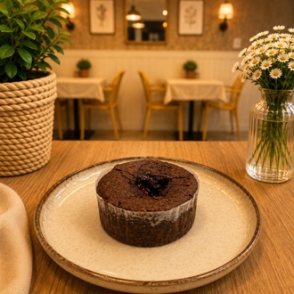 Vişneli Lava Brownie görseli
