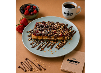 Belçika Orman Meyveli Klasik Waffle görseli