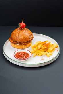 Mantarlı Tavuk Burger görseli