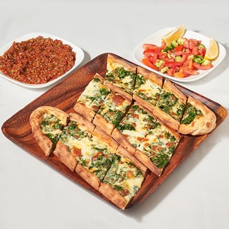 Ispanaklı Kaşarlı Pide (Açık) görseli