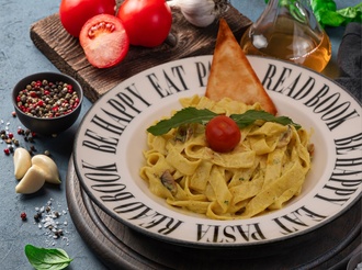 Köri Soslu Mantarlı Fettuccine görseli