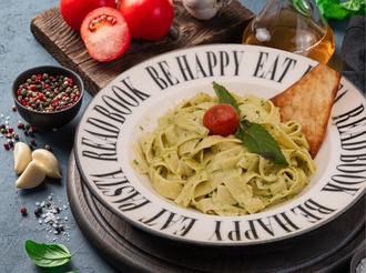 Pesto Soslu Fettuccine görseli