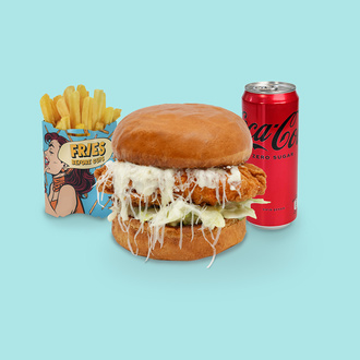Capri Caesar Chicken Burger Menü görseli