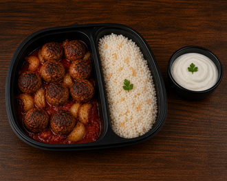 Antep Usulü Soğan Kebabı & Pilav & Yoğurt görseli