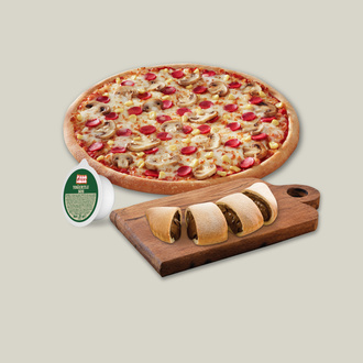 Orta Boy Pizza + Lazza Menü görseli