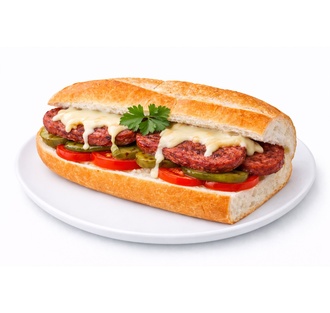 3/4 Ekmek Arası Kaşarlı Dana Sucuk görseli