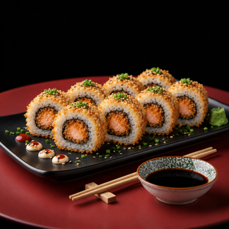 Somon Tempura Roll görseli