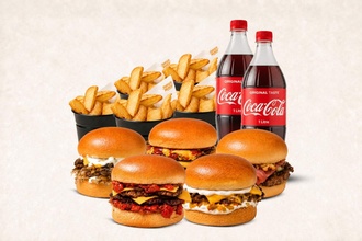 5’Li Et Burger Menü (Seçiminize Göre) görseli