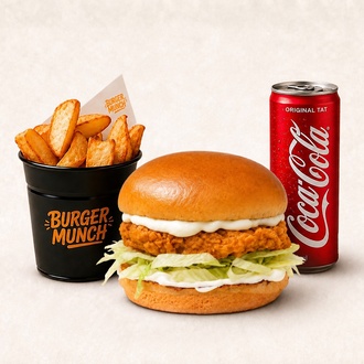 Garden Chicken Burger Menü görseli