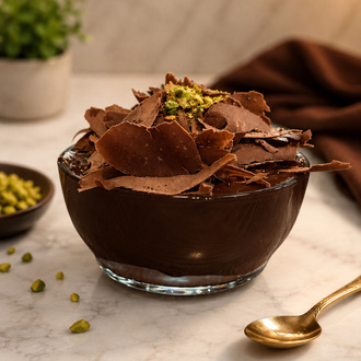 Çikolata Soslu Profiterol görseli