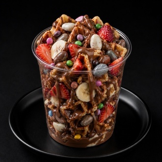 Bardakta Waffle görseli