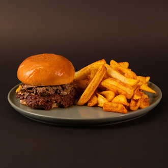 Mushroom Smash Burger görseli