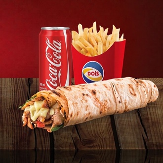 Kaşarlı Klasik Tavuk Döner Menü görseli