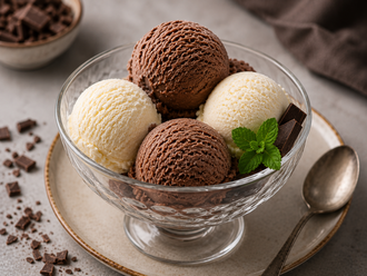 Kakaolu & Vanilyalı Dondurma (250 G) görseli